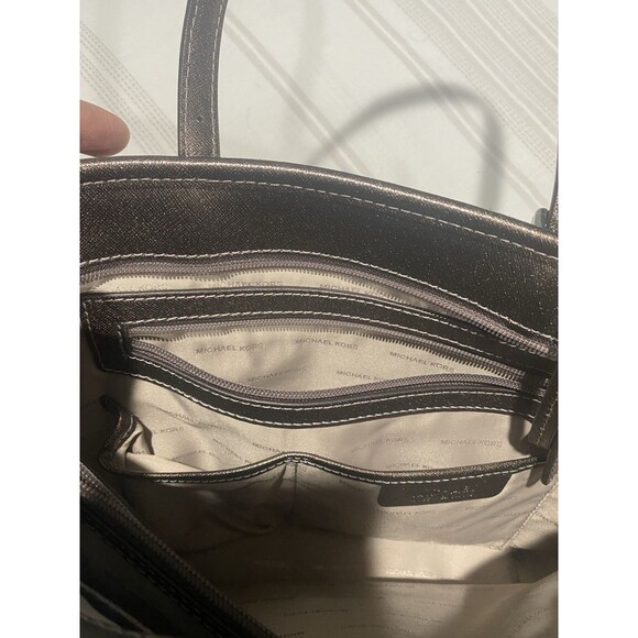 Michael Kors Jet Set Tote Medium Brown Leather Shoulder Bag - Picture 12 of 15